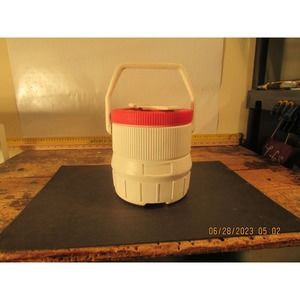 Vintage Red and White HAMILTON SKOTCH - Little Jug Water Cooler
